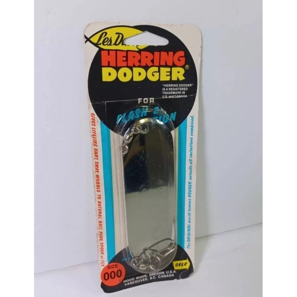 LES DAVIS CHROME HERRING DODGER SIZE 000